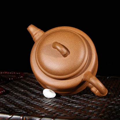 220ml Yixing China Famous Purple Sand Bell Tea Pot Genuine Handmad Bamboo Teapots Kung Fu ceramic tea set