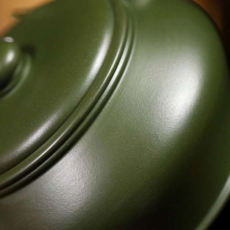 220ml Yixing Famous Purple Clay Teapots Handmade Tea Pot Raw Ore Green Mud Beauty Kettle Chinese Zisha Tea Set Teaware Gifts