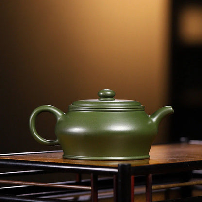 220ml Yixing Famous Purple Clay Teapots Handmade Tea Pot Raw Ore Green Mud Beauty Kettle Chinese Zisha Tea Set Teaware Gifts