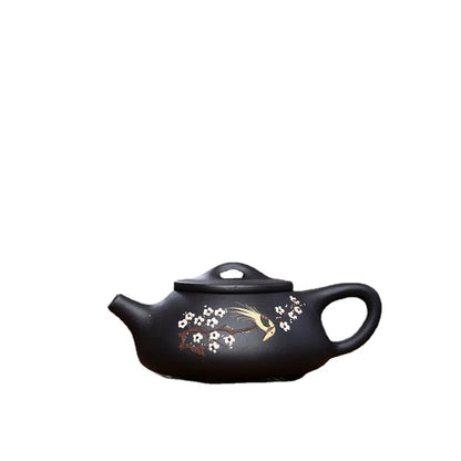220ml Yixing Purple Clay Teapot Handmade Filter Xishi Tea Pot Chinese Authentic Zisha Tea Set Kettle Customized Gifts