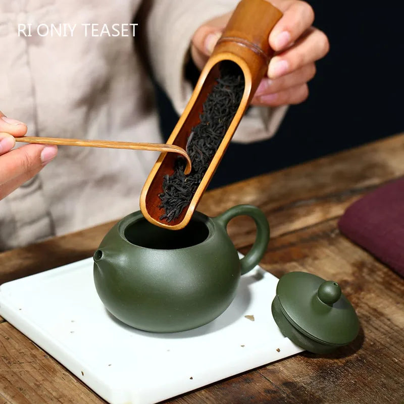 220ml Yixing Purple Clay Teapots Ball Hole Filter Tea Pot Beauty Kettle Raw ore Handmade Tea Set Zisha Customized Authentic