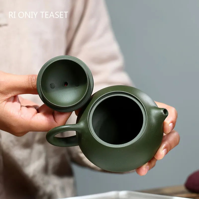 220ml Yixing Purple Clay Teapots Ball Hole Filter Tea Pot Beauty Kettle Raw ore Handmade Tea Set Zisha Customized Authentic