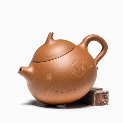 220ml Yixing original Zisha teapot genuine master all handmade down slope clay tea pot tea gift Free shipping