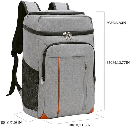22L Cooler Bag 100% Leakpoof Large Insulated Outdoor Picnic Beach Thermal Lunch Bags Car Refrigerator Food Waterproof Backpack