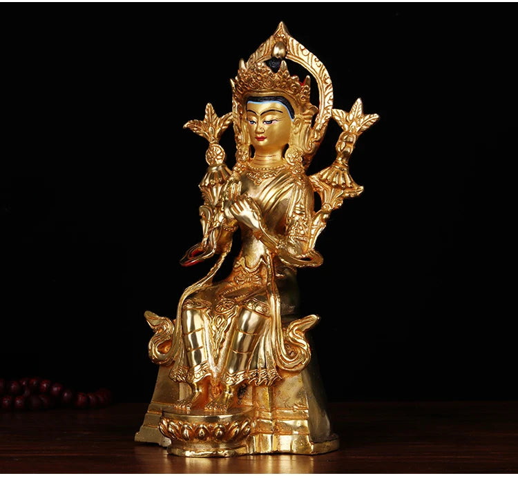 22cm # GOOD Buddha Buddhist bless family home Safety Health wealth efficacious Protection Maitreya Metteyya Buddha statue