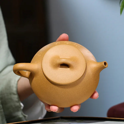 230CC Scenery Boat Pot Zisha Teapot Yixing Handmade Pot Kung-fu Teaware Purple Clay Drinkware For Puer Green Black Chinese Tea