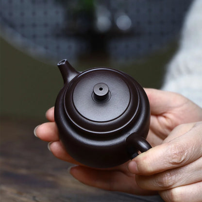 230cc Authentic Yixing Tea Pot Purple Clay Pot Handmade Ore Beauty Kettle Suit Chinese Puer Black Tea Set Customized Gift