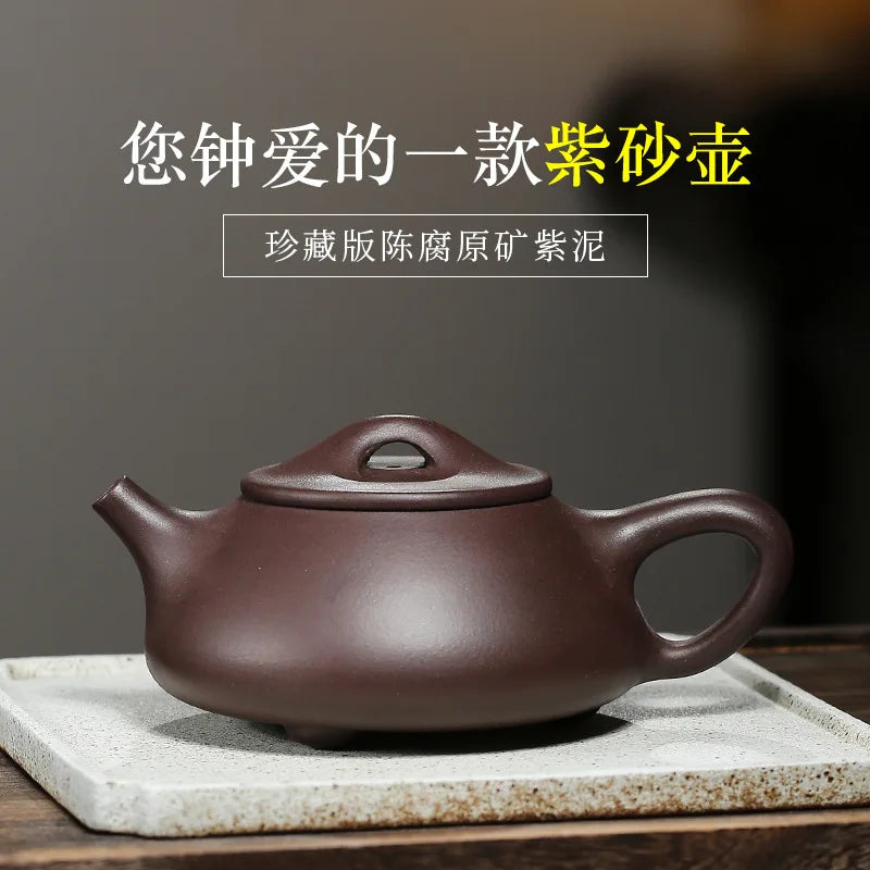 230cc BoutiqueTea Infuser Yixing Purple Clay Teapot Handmade Beauty Kettle Chinese Zisha Tea Set