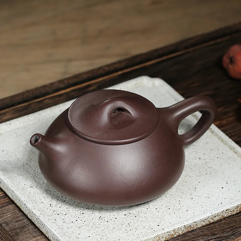 230cc BoutiqueTea Infuser Yixing Purple Clay Teapot Handmade Beauty Kettle Chinese Zisha Tea Set
