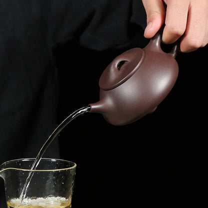 230cc BoutiqueTea Infuser Yixing Purple Clay Teapot Handmade Beauty Kettle Chinese Zisha Tea Set