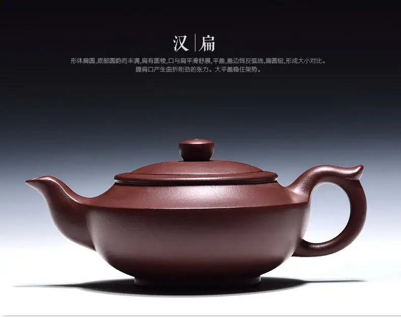 230cc handmade purple clay teapot Yixing raw ore old purple clay handmade large capacity single  teapot