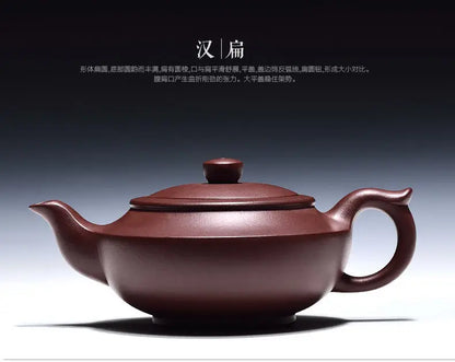230cc handmade purple clay teapot Yixing raw ore old purple clay handmade large capacity single  teapot