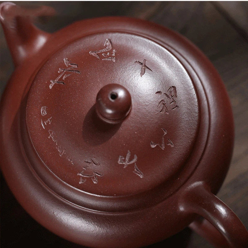 230ml Authentic Yixing Purple Clay Teapots Famous Artists Handmade Tea Pot Kettle Chinese Zisha Tea Set Customized Teaware