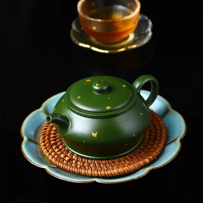230ml Chinese Yixing High-end Purple Clay Teapots Beauty Kettle Famous Artists Handmade Tea Pot Raw Ore Zisha Tea Set