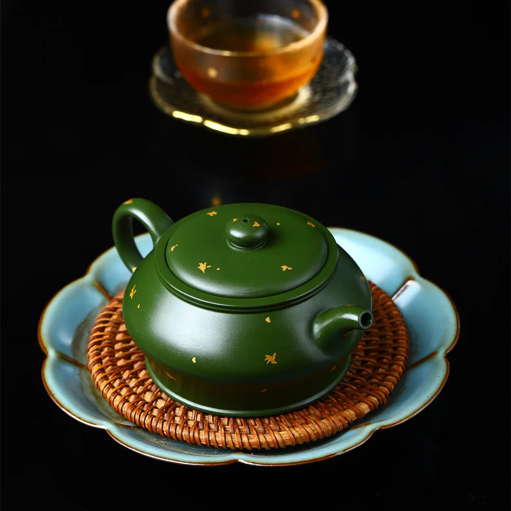 230ml Chinese Yixing High-end Purple Clay Teapots Beauty Kettle Famous Artists Handmade Tea Pot Raw Ore Zisha Tea Set