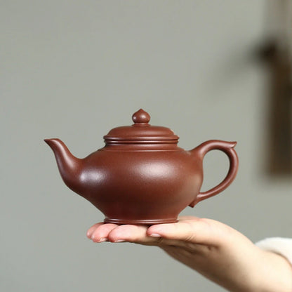 230ml Chinese Yixing High-end Purple Clay Teapots Famous Handmade Tea Pot Raw Ore Purple Mud Kettle Zisha Tea Set Collection