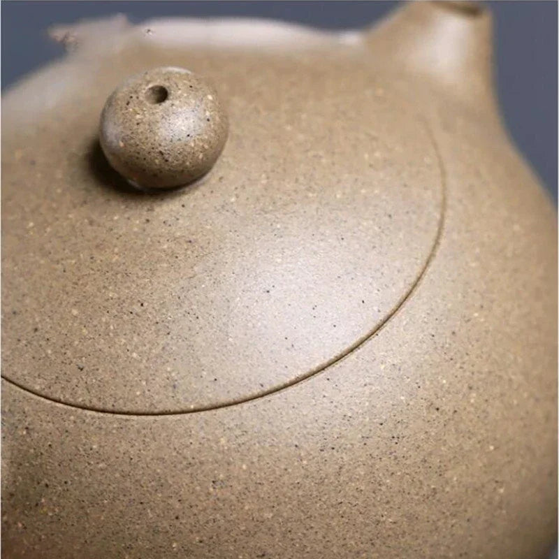 230ml Chinese Yixing High-end Purple Clay Teapots Famous Handmade Xishi Tea Pot Raw Ore Sesame Duan Mud Kettle Zisha Tea Set
