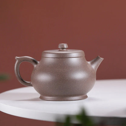 230ml Chinese Yixing Purple Clay Teapots Handmade Tea Pot Raw Ore Grey Section Mud Kettle High-end Zisha Tea Set Collection Gift