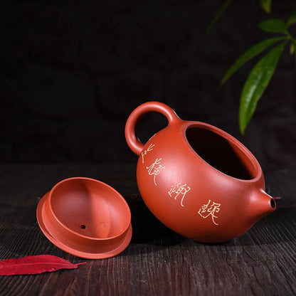 230ml Genuine Yixing Zisha Tea Pot Famous Handmade Raw Ore Zhu Mud Lotus Seeds Xishi Teapot Kung Fu Tea Kettle Free Shipping
