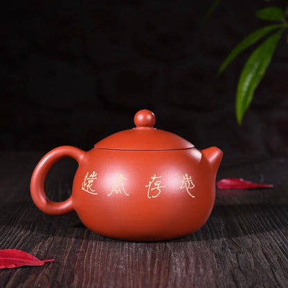 230ml Genuine Yixing Zisha Tea Pot Famous Handmade Raw Ore Zhu Mud Lotus Seeds Xishi Teapot Kung Fu Tea Kettle Free Shipping