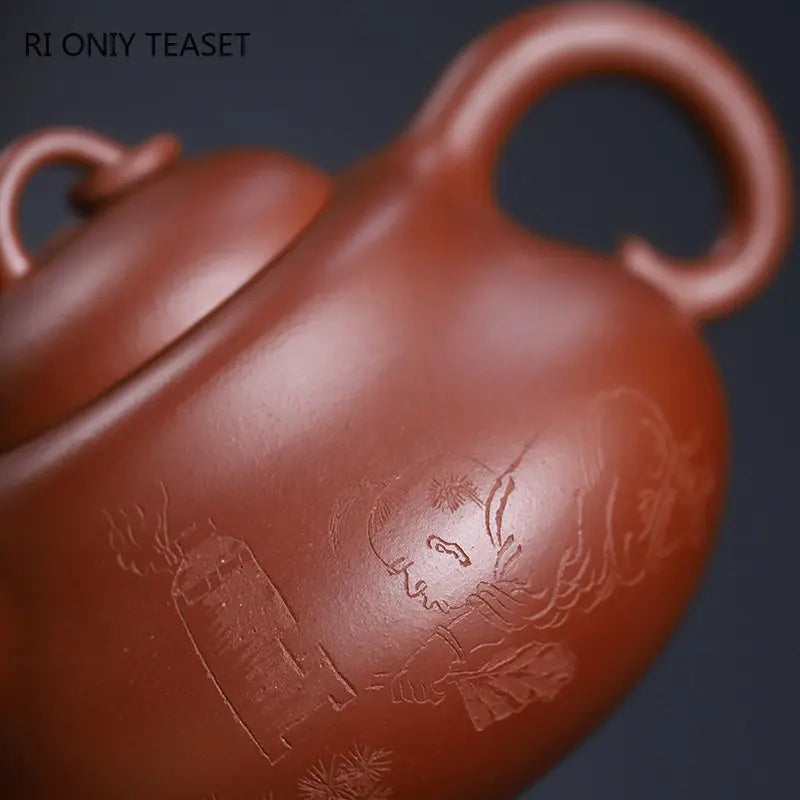 230ml High-end Yixing Purple Clay Teapots Famous Handmade Gourd Shape Tea Pot Kettle Chinese Zisha Tea Set Collection Gifts