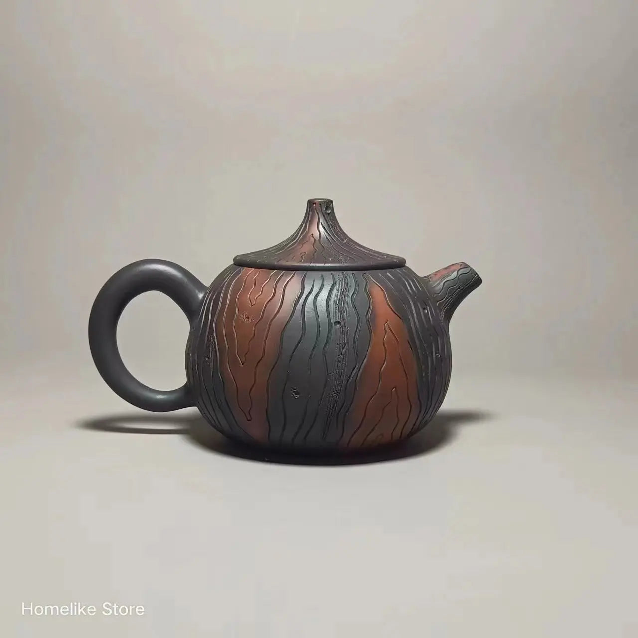 230ml Jianshui Purple Clay Pure Handmade Tree Stump Tea Pot(Not Yixing Zisha) Kung Fu Tea Set Drinkware Tea Ceremony