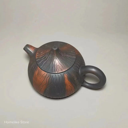 230ml Jianshui Purple Clay Pure Handmade Tree Stump Tea Pot(Not Yixing Zisha) Kung Fu Tea Set Drinkware Tea Ceremony