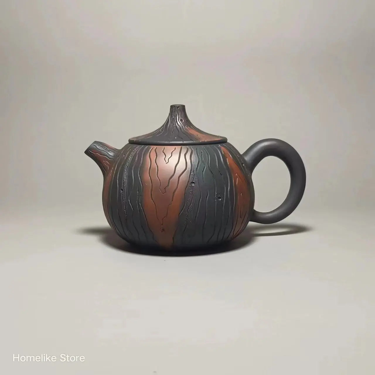 230ml Jianshui Purple Clay Pure Handmade Tree Stump Tea Pot(Not Yixing Zisha) Kung Fu Tea Set Drinkware Tea Ceremony