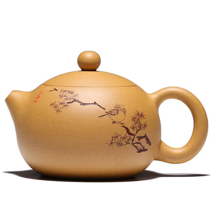 230ml Raw Ore Segment Mud XiShi Purple Clay Teapot Yixing Famous QunWei Gu Pure Handmade Kung Fu Tea Set Free Shipping