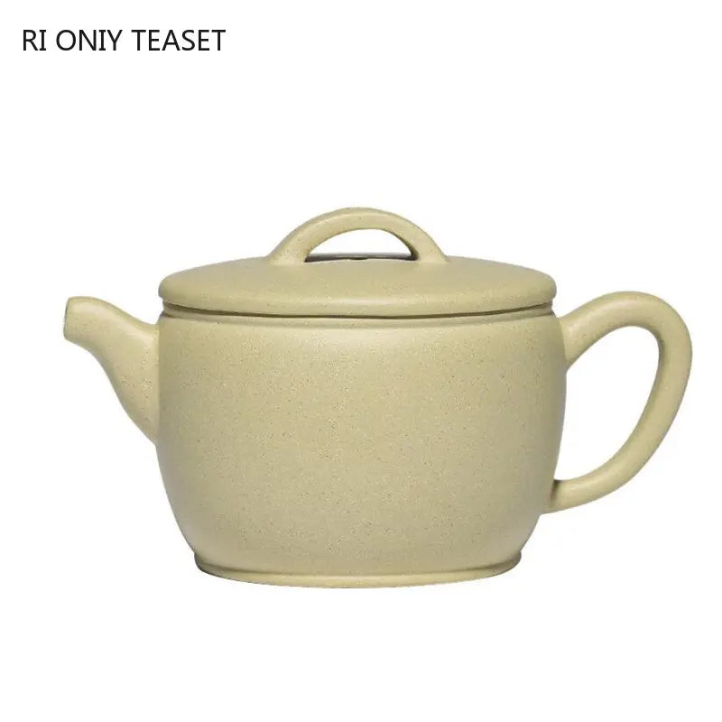230ml Yixing High-end Purple Clay Teapots Famous Handmade Large Caliber Tea Pot Raw Ore Green Mud Kettle Chinese Zisha Tea Set