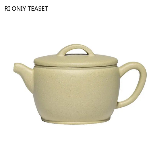 230ml Yixing High-end Purple Clay Teapots Famous Handmade Large Caliber Tea Pot Raw Ore Green Mud Kettle Chinese Zisha Tea Set