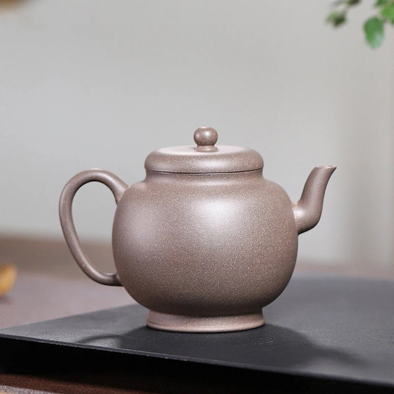 230ml Yixing Purple Clay Teapots Handmade Tea Pot Raw Ore Grey Section Mud Kettle Chinese High-end Zisha Tea Set Collection