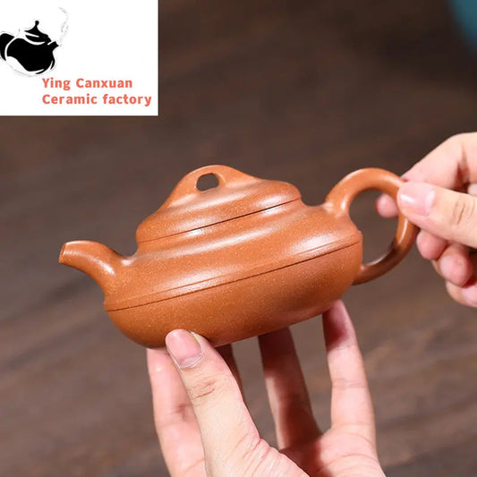 230ml Yixing Raw Ore Purple Clay Teapots Famous Handmade Tea Pot Kettle Chinese High-end Zisha Tea Set Teaware Collection