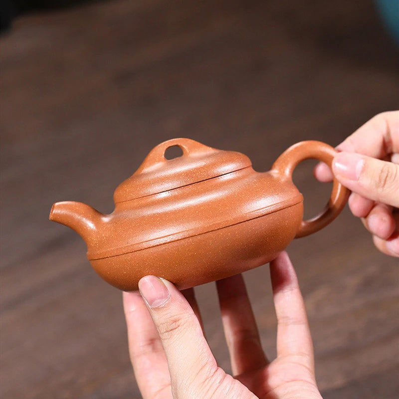 230ml Yixing Raw Ore Purple Clay Teapots Famous Handmade Tea Pot Kettle Chinese High-end Zisha Tea Set Teaware Collection