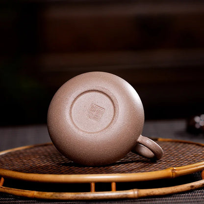 230ml on sales true yixing zisha duan clay marked tea pot original ore gourd design handmade craft master pot free shipping new