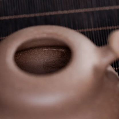 230ml on sales true yixing zisha duan clay marked tea pot original ore gourd design handmade craft master pot free shipping new