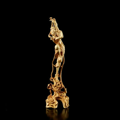 24/25CM Dunhuang Flying Fairy Maiden Figure Sculpture Handicraft Collection Beauty Decoration Angel Flying