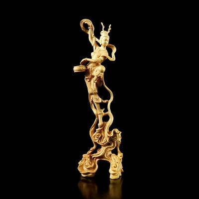 24/25CM Dunhuang Flying Fairy Maiden Figure Sculpture Handicraft Collection Beauty Decoration Angel Flying