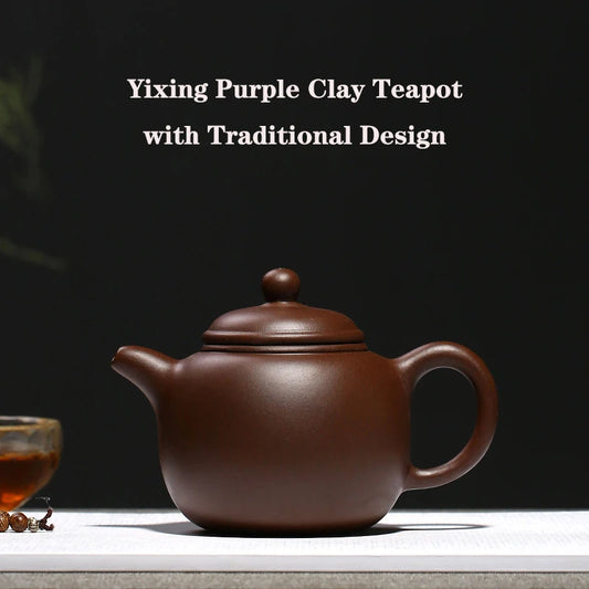 240CC Yixing Purple Clay Teapot Chinese Paozun Kettle Kung Fu Zisha Puer Tet Set Teaware Free Shipping
