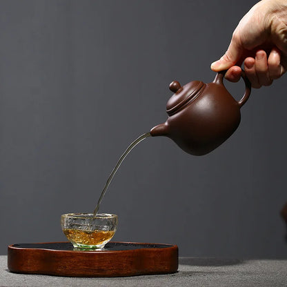 240CC Yixing Purple Clay Teapot Chinese Paozun Kettle Kung Fu Zisha Puer Tet Set Teaware Free Shipping