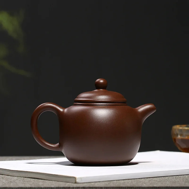 240CC Yixing Purple Clay Teapot Chinese Paozun Kettle Kung Fu Zisha Puer Tet Set Teaware Free Shipping