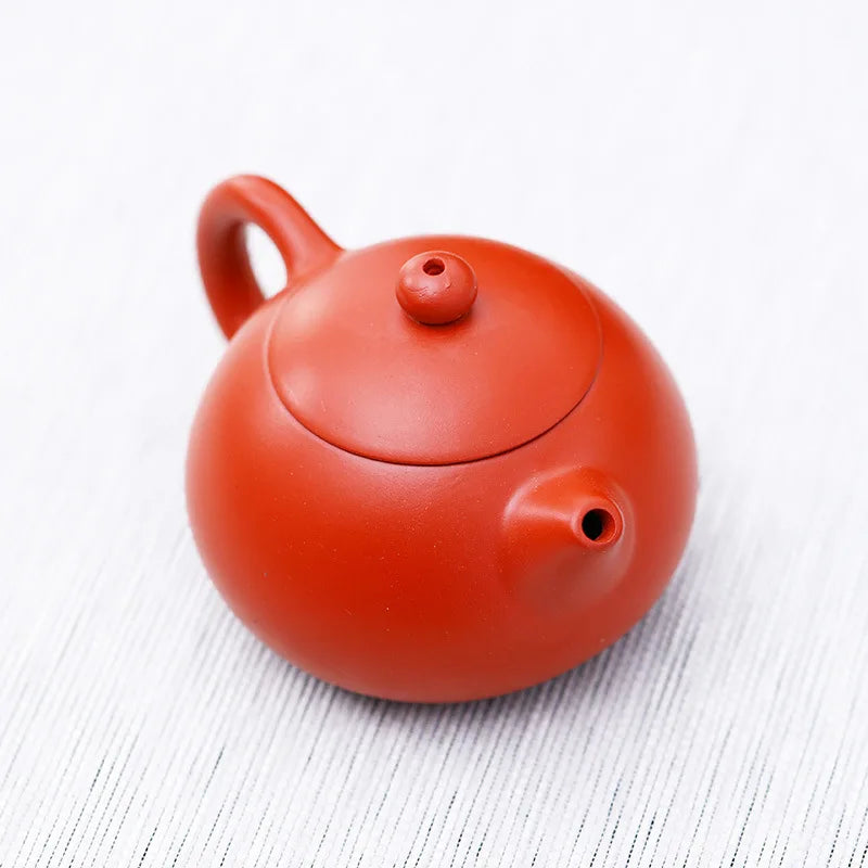 240ML Yixing Purple Clay Teapot Machine-made Xishi Tea Pot Raw Ore Dahongpao Quality Teaware Oolong Pu're Tea Set Filter Kettle