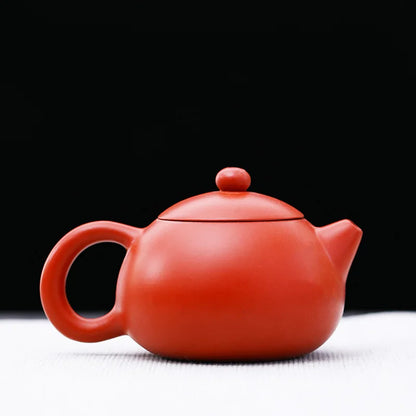 240ML Yixing Purple Clay Teapot Machine-made Xishi Tea Pot Raw Ore Dahongpao Quality Teaware Oolong Pu're Tea Set Filter Kettle