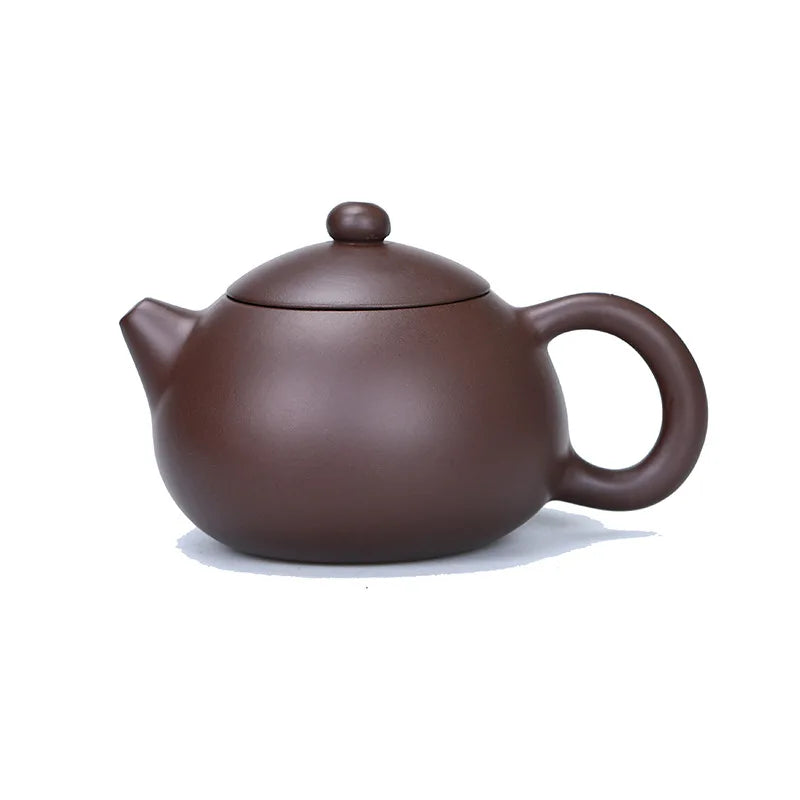 240ML Yixing Teapot Real Handmade Chinese Kettle Ball Hole Filter Purple Clay Tea Pot Puer xishi Teaware Kung Fu Zisha Teaset