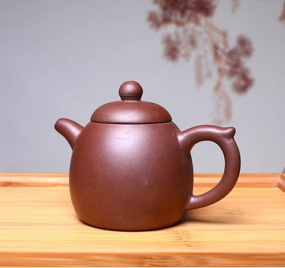 240cc Yixing Purple Clay Teapot Handcraft Tea Pot Pure Raw Ore Handmade Traditional Dahongpao Teaware High Quality Filter Kettle