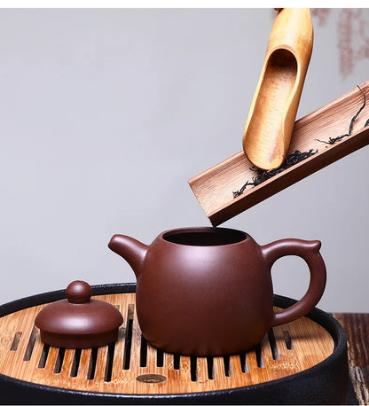 240cc Yixing Purple Clay Teapot Handcraft Tea Pot Pure Raw Ore Handmade Traditional Dahongpao Teaware High Quality Filter Kettle