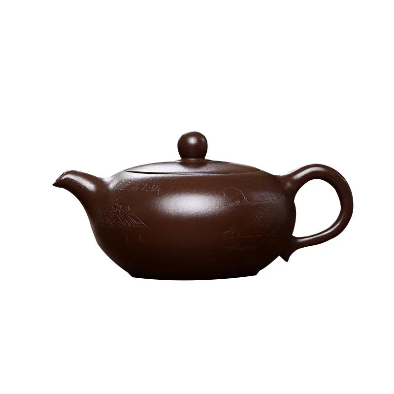 240ml Chinese Yixing Purple Clay Teapots Beauty Kettle Small Capacity Famous Handmade Tea Pot Raw Ore Zisha Tea Set Teaware