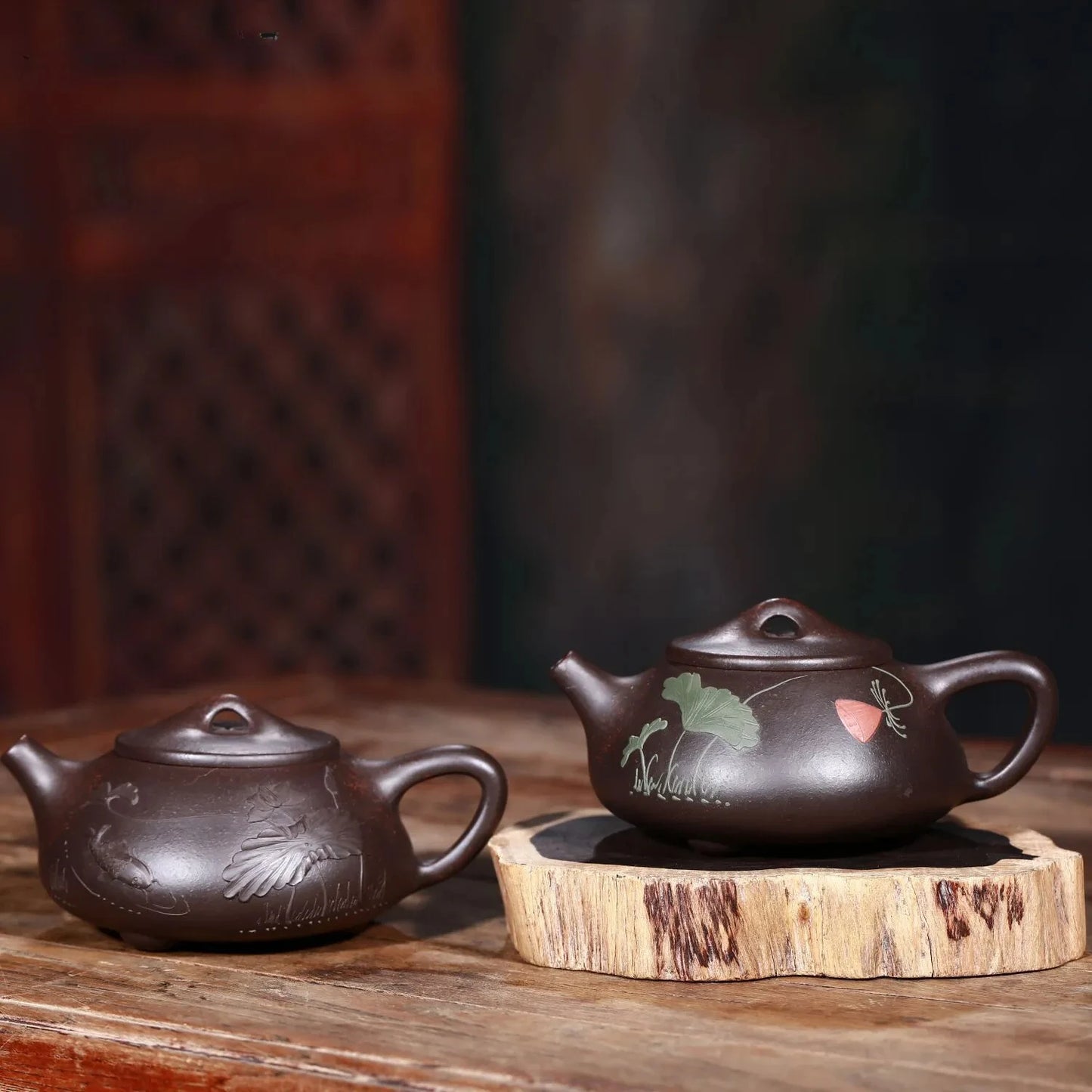 240ml Classic Yixing Purple Clay Teapot Home Filter Stone Scoop Kettle Handmade Tea Infuser Customized Chinese Zisha Tea Set