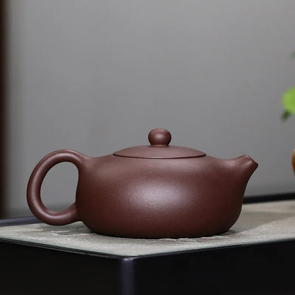 240ml Hand-painted Orchid Beauty Tea Infuser Yixing Purple Clay Tea Pot Raw Ore Zhu Mud Filter Teapot Chinese Zisha Tea Set