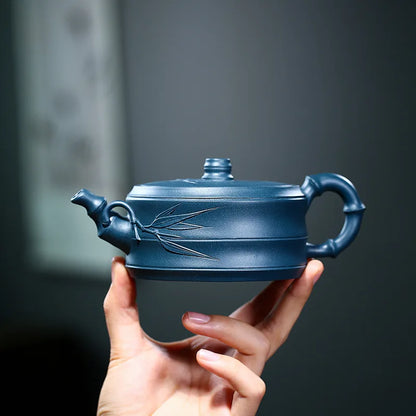 240ml Purple clay pot Tea Pot Kung Fu Tea Set Teapots Chinese Ceramic Kettle Gift High Quality Handmade bamboo teapot Clay pot